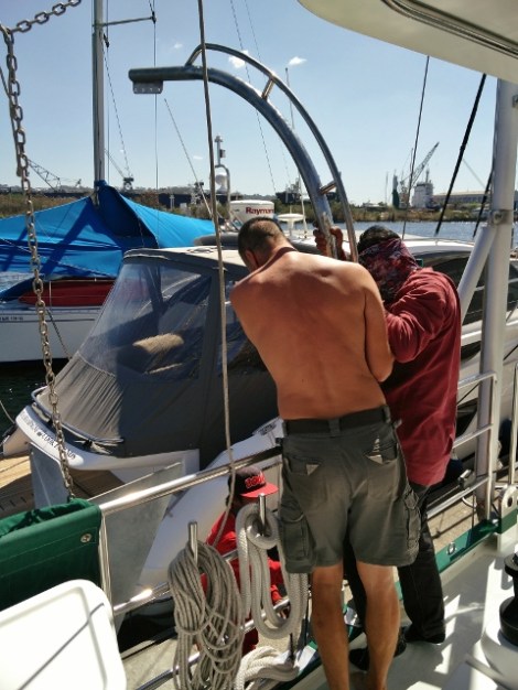 Fitting the New Paravanes