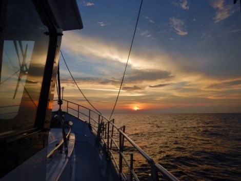 Crossing to Tioman in Malaysia